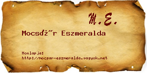 Mocsár Eszmeralda névjegykártya